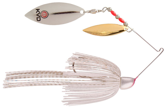 KVD Spinnerbait_Super White - Gold/Silver