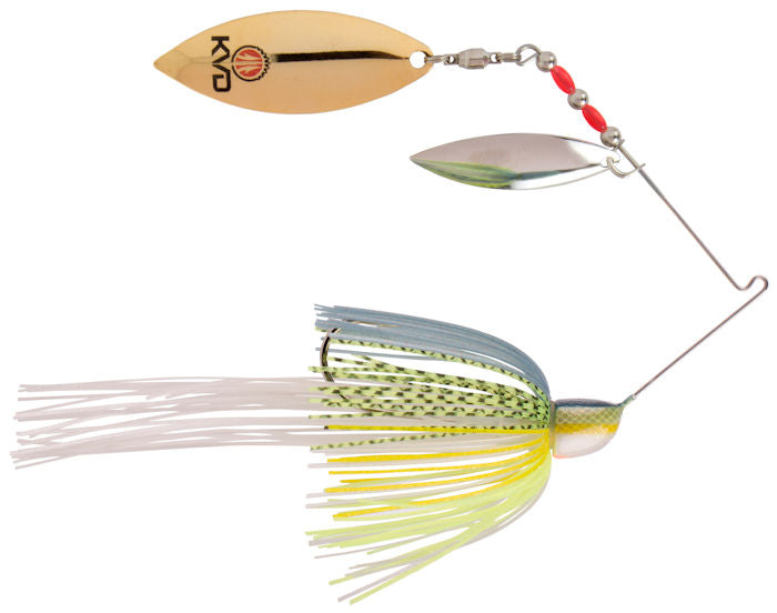 KVD Spinnerbait_Chartreuse Sexy Shad - Silver/Gold