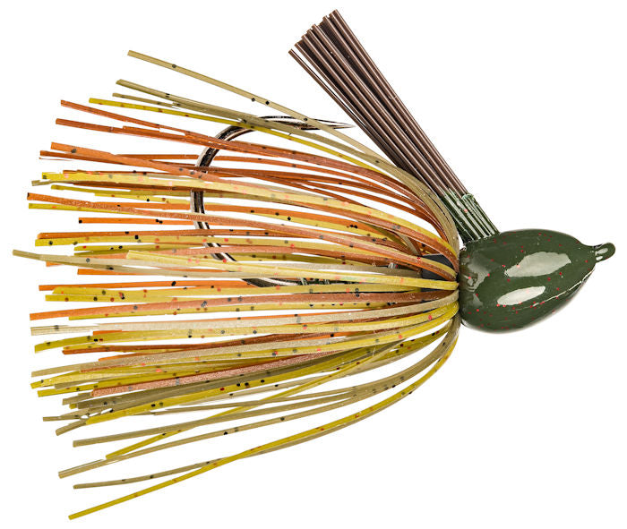 Hack Attack Fluoro Flipping Jig_Green Pumpkin Craw*