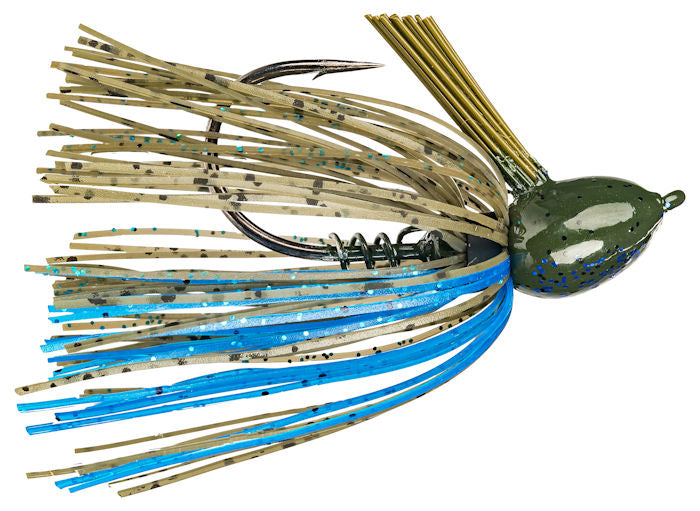 Hack Attack Fluoro Flipping Jig_Okeechobee Craw*