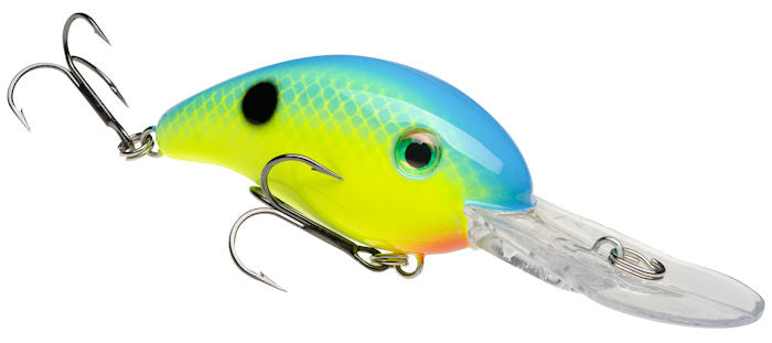 Pro-Model 3XD Crankbait_Powder Blue Back Chartreuse