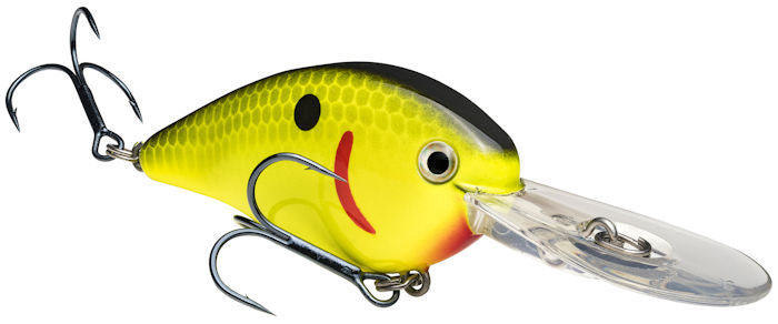 KVD 1.5 Flat Side_Black Back Chartreuse