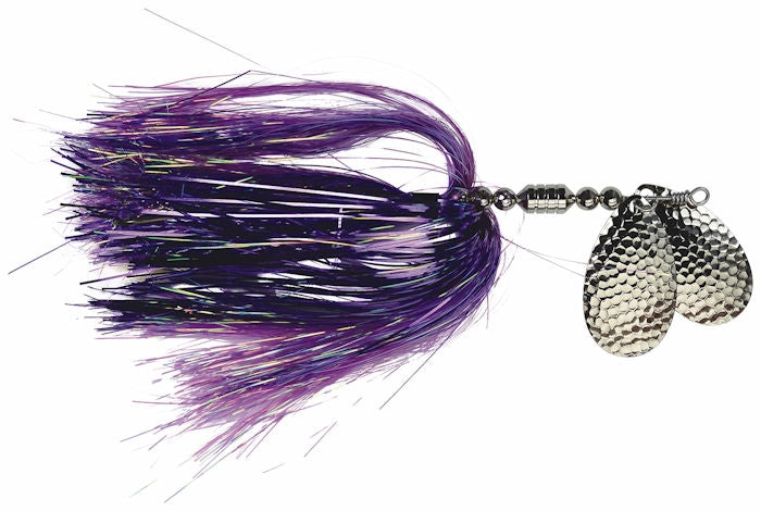 Double Flash Musky Spinner_Grape Ape