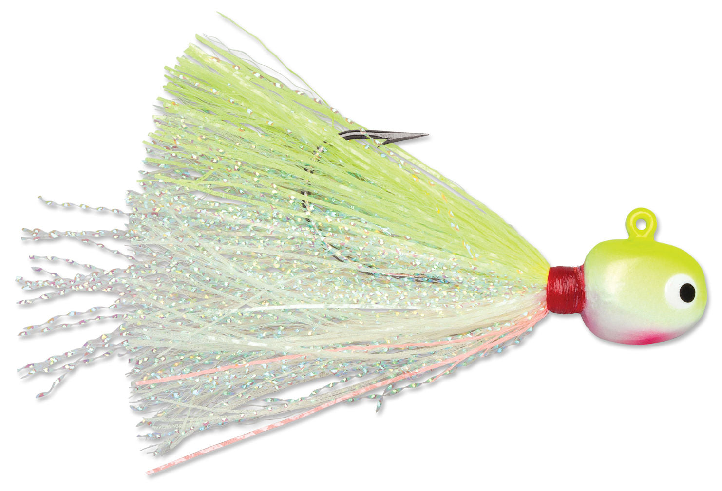 Hot Skirt Glow Jig_Chartreuse White