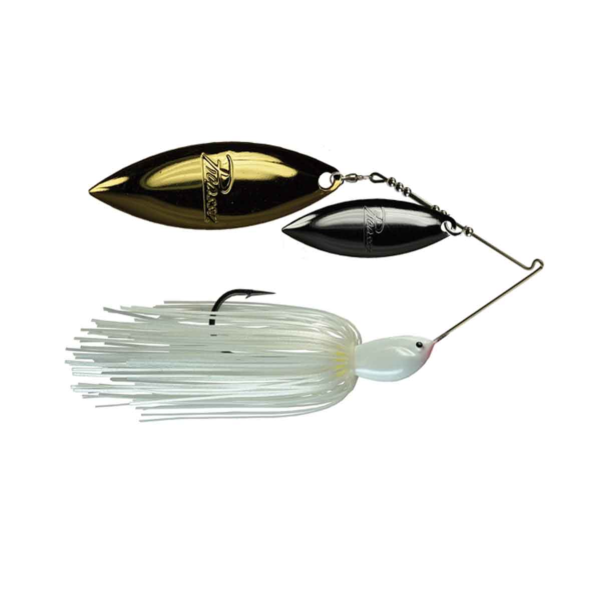 Inviz R-Wire Spinnerbait Tandem_White Pearl