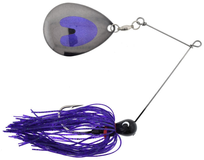 Spinnerbait_Purple Green Flake Lazer