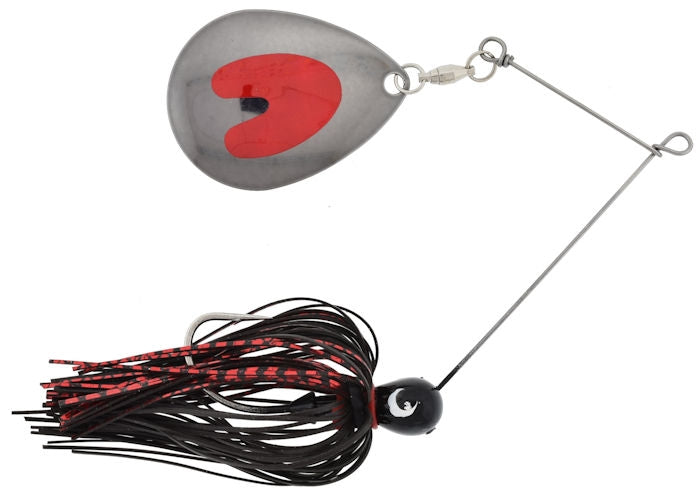 Spinnerbait_Black Red Lazer