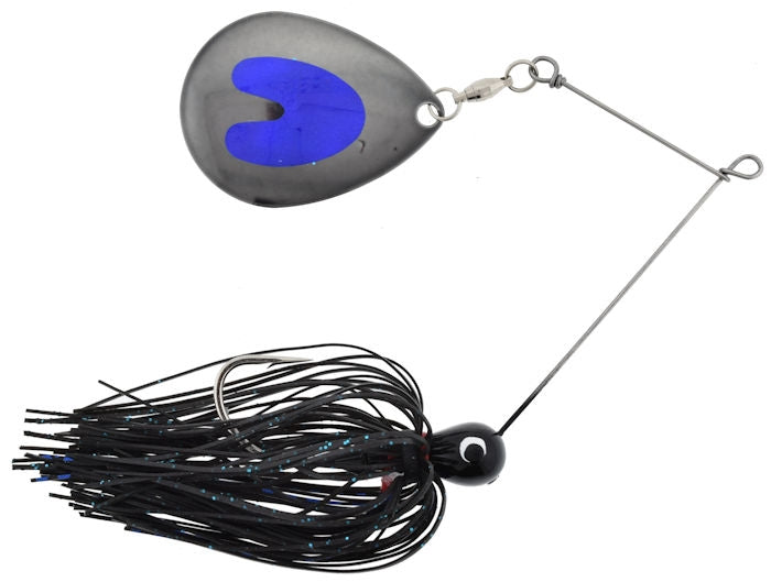 Spinnerbait_Black Blue Flash Lazer