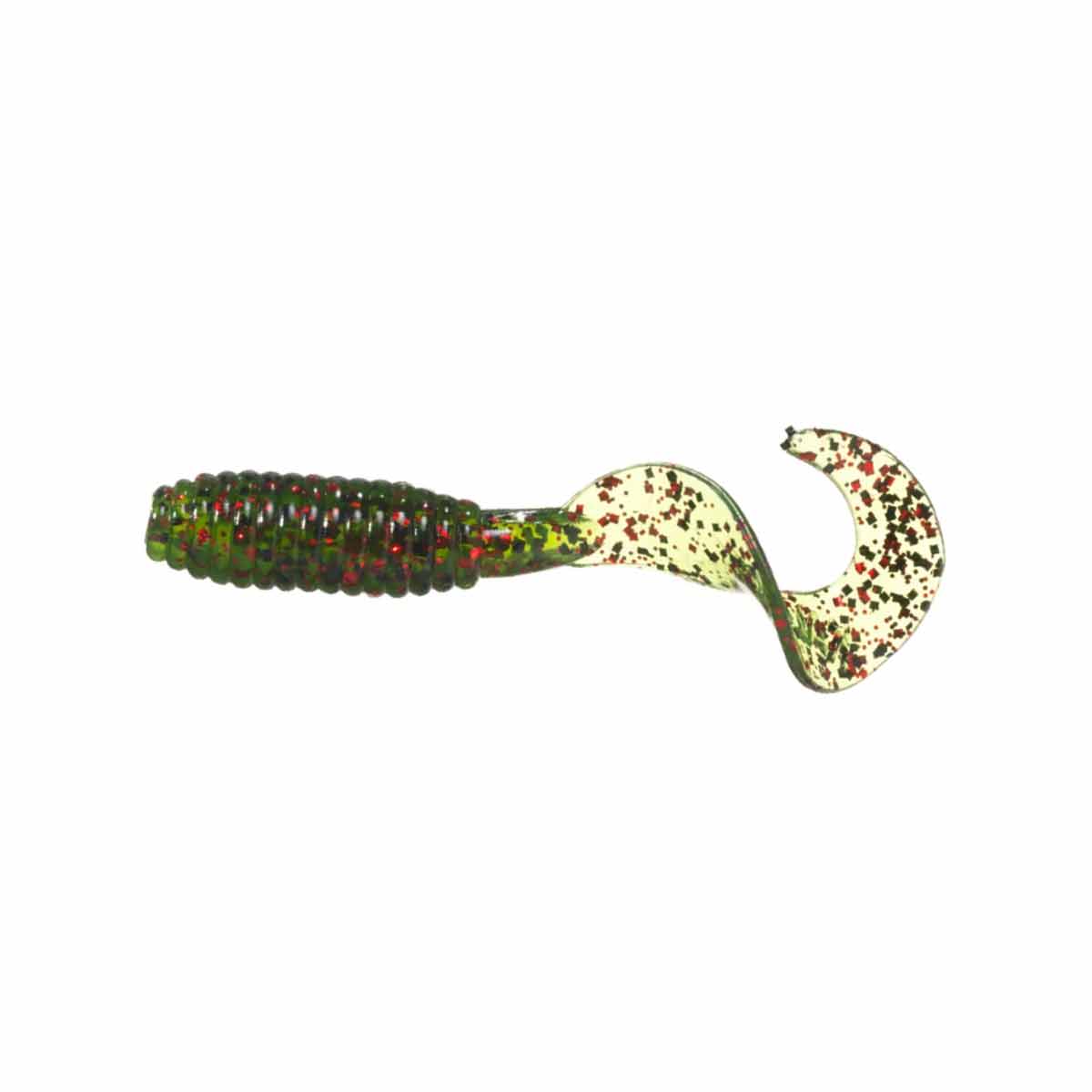 Lunker Grub_Watermelonseed/Red Flake