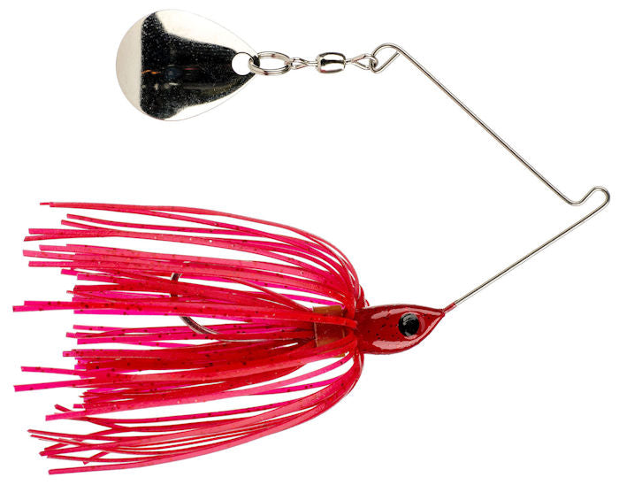 Micro-King Spinnerbait_Red Head - Red Skirt