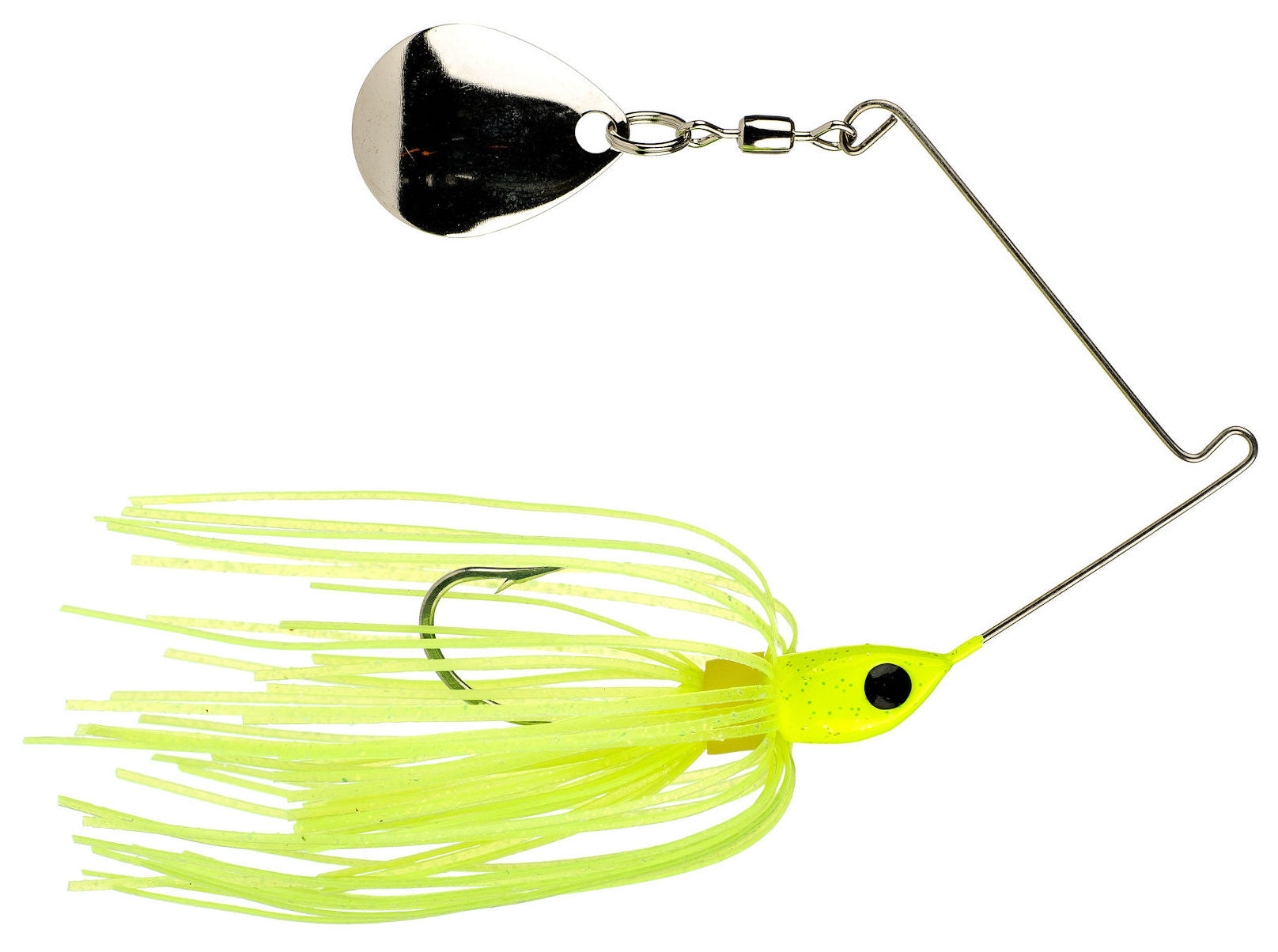 Micro-King Spinnerbait_Chartreuse Head - Chartreuse Skirt