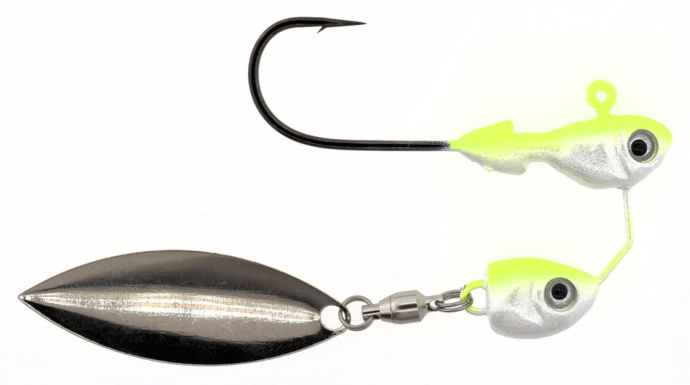 Mean-O Shad Spin_Chartreuse Tiger
