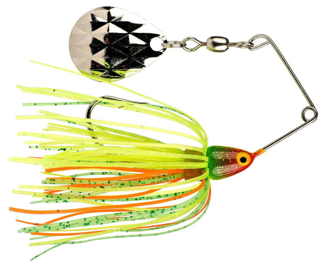 Mini-King Spinnerbait_Fire Tiger Head - Fire Tiger Skirt