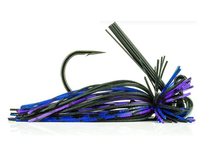 MF Tungsten Football Jig_Black Blue Purple