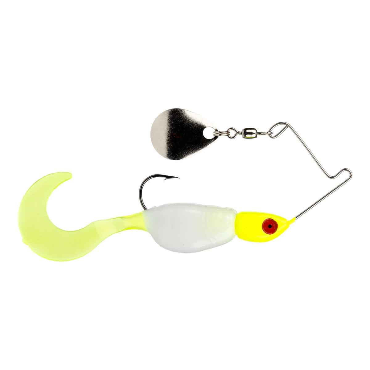 Mr. Crappie Spin Baby Spinnerbait_Refrigerator White