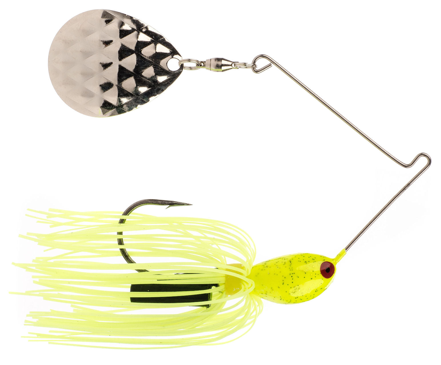 Rattlin Midnight Special Spinnerbait_Chartreuse - Silver