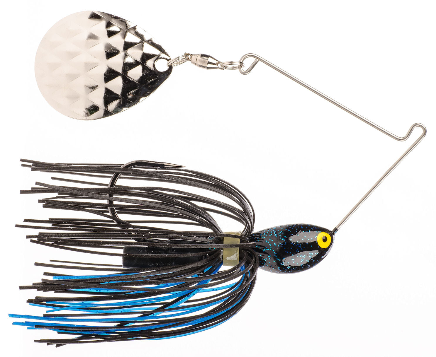 Rattlin Midnight Special Spinnerbait_Black/Blue - Silver