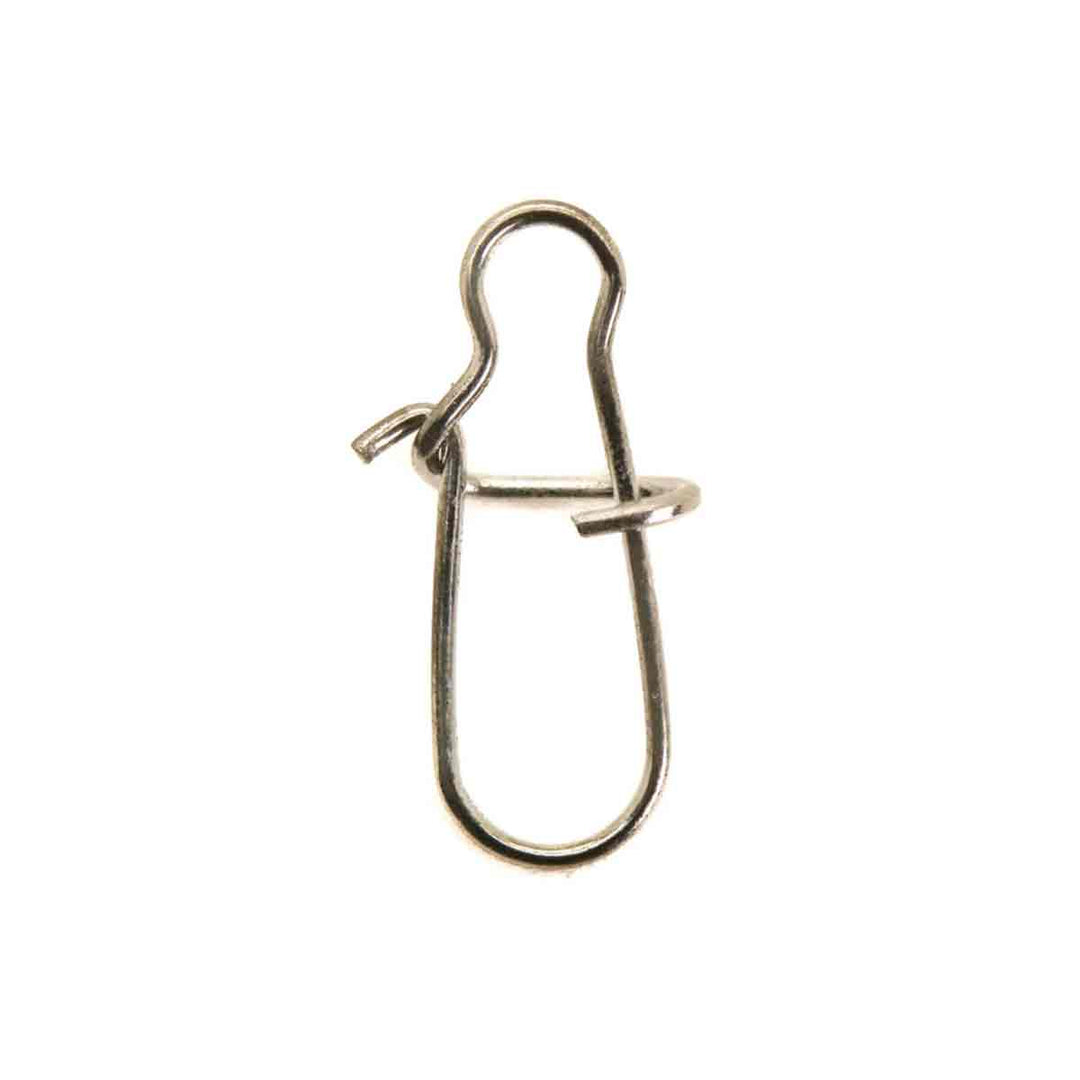 Mustad Duo Lock Snap low-profile black nickel snap for fishing lures