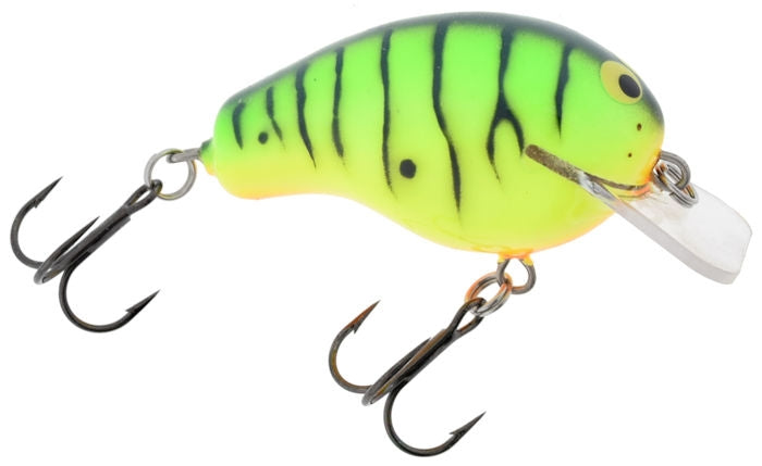 Old School Balsa Baits Squarebill 1 Fire Tiger