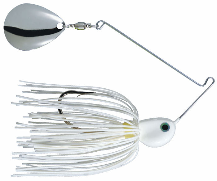 Potbelly Spinnerbait - Colorado Blade_White