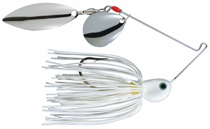 Potbelly Spinnerbait - Colorado/Willow Blade_White