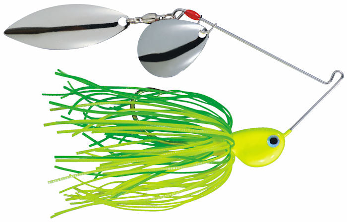 Potbelly Spinnerbait - Colorado/Willow Blade_Limetruese