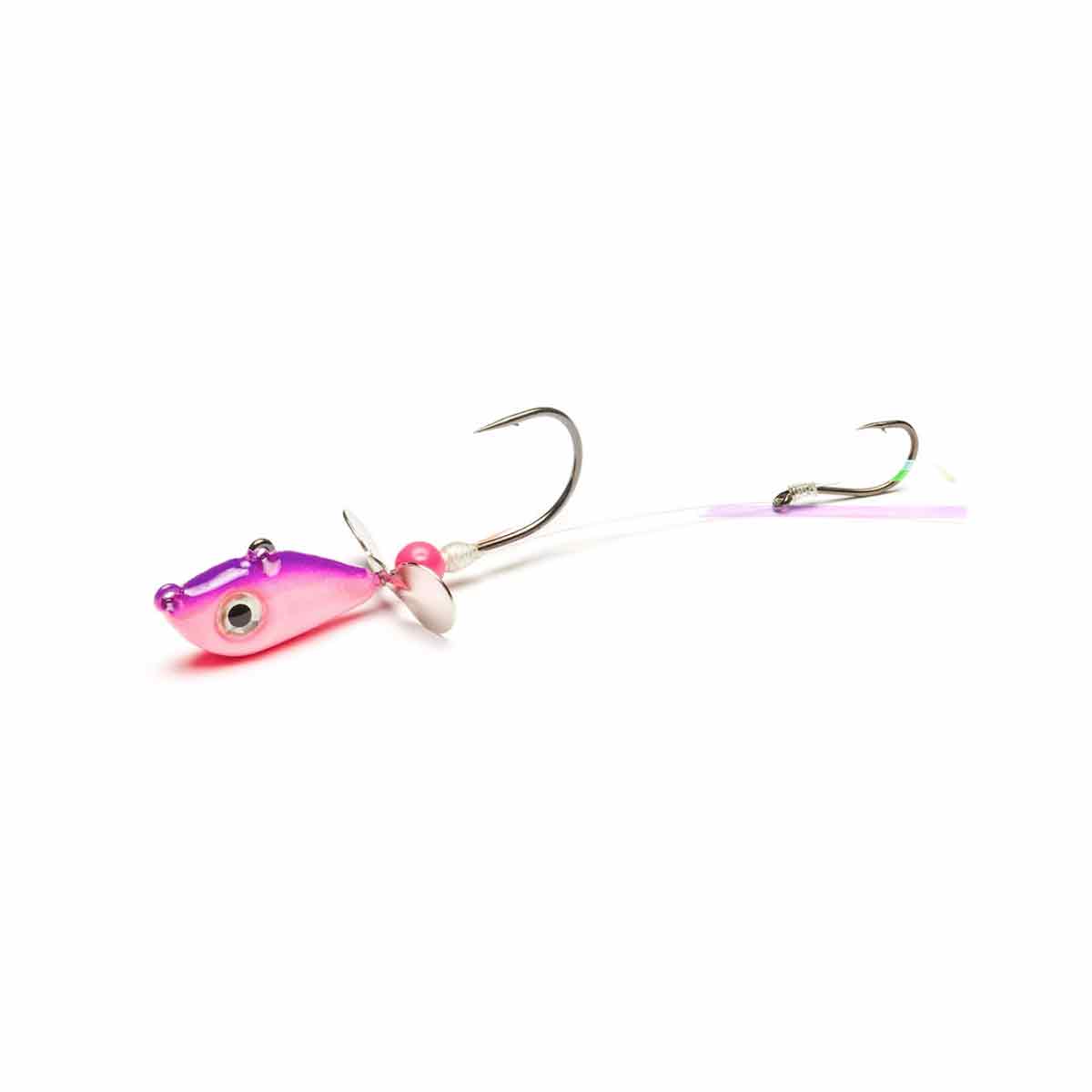 Walleye Death Spinner_Pink Purple