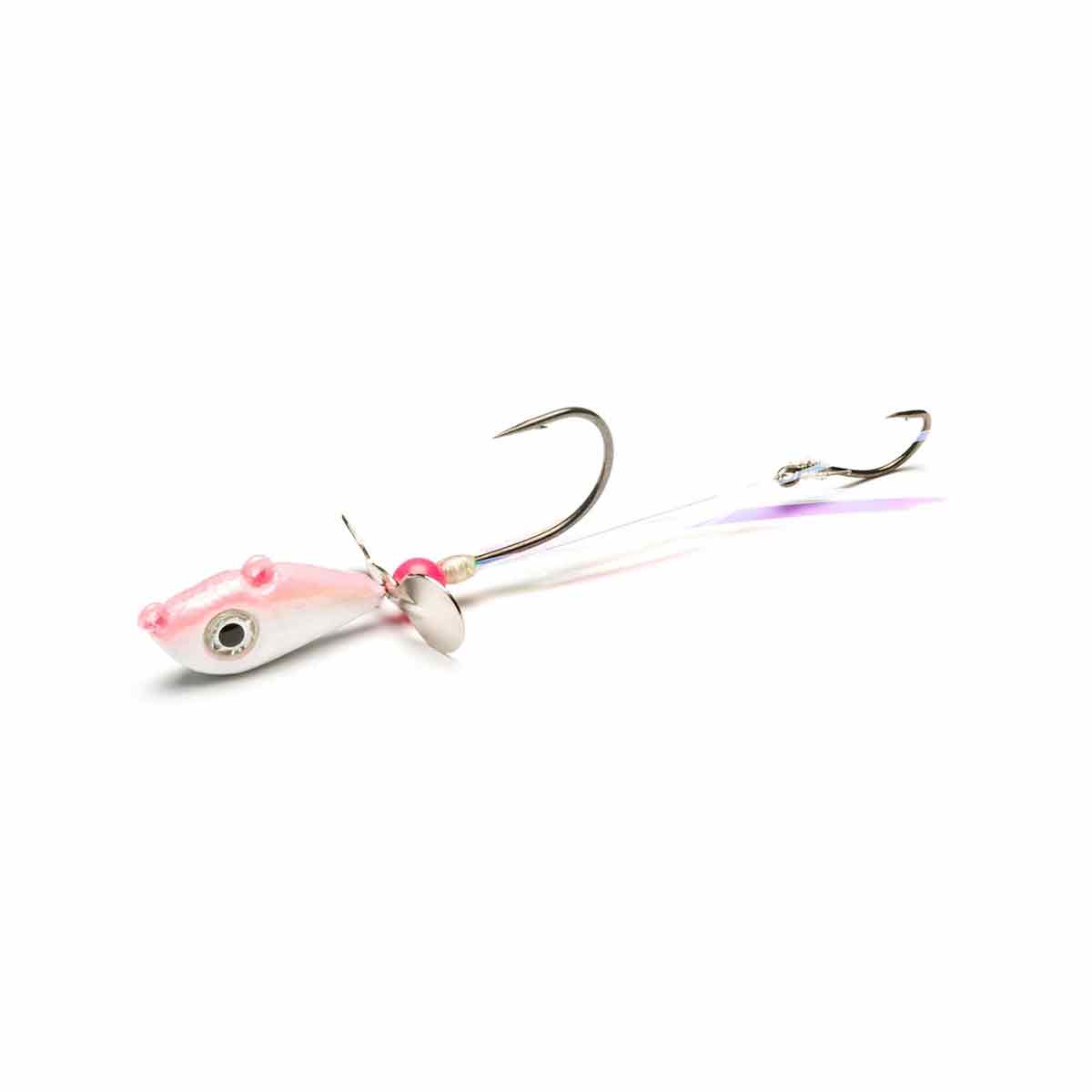 Walleye Death Spinner_Pink White