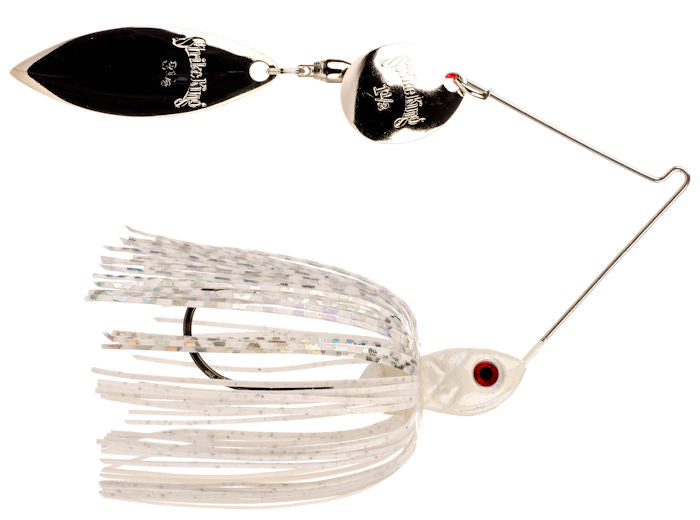 Premier Pro-Model Spinnerbait_White - Silver/Silver