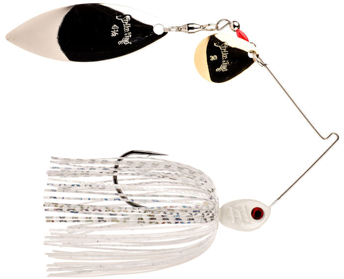 Premier Pro-Model Spinnerbait_White - Gold/Silver