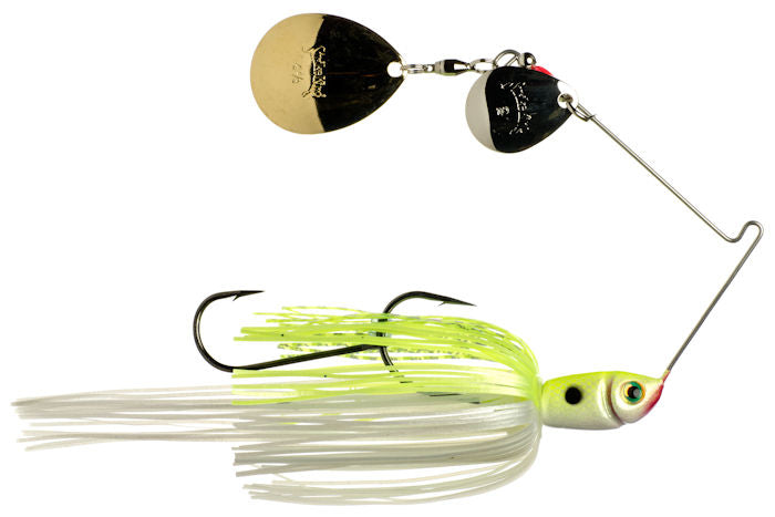 Premier Plus Double Colorado Spinnerbait_Chartreuse White - Silver/Gold*