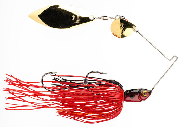Premier Plus Colorado/Willow Spinnerbait_Red Crawfish - Gold/Gold