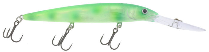 Custom DD Husky Jerk_Green Spot Minnow