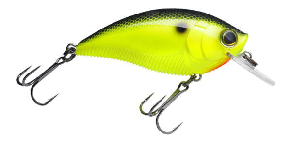 3DB Square-Lip Crankbait_Black Back Chartreuse