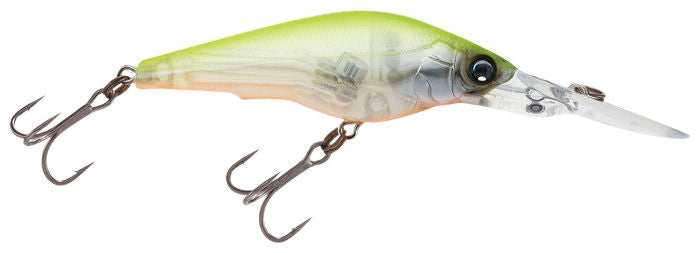 Hardcore Shad Crankbait_Ghost Pearl Chartreuse