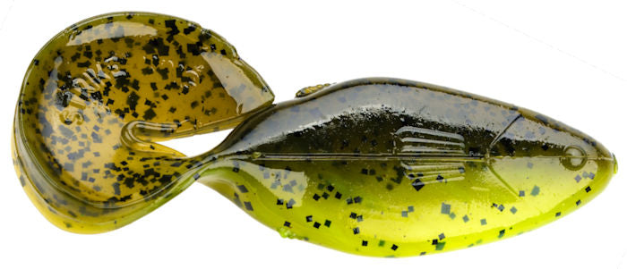 Rage Shad_Green Pumpkin Chartreuse Belly*