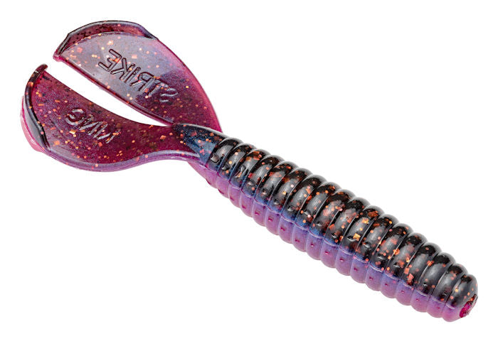 Rage Twin Tail Menace Grub_Tequila Sunrise Orange Flake*