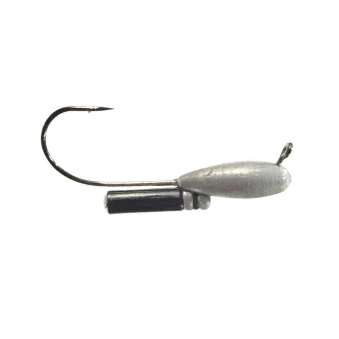 Blue Rock Ricochet Rattling Tube Head with internal rattle and strong hook for bass fishing
