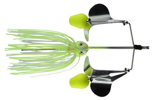 Shark Buzzbait_Chartreuse White