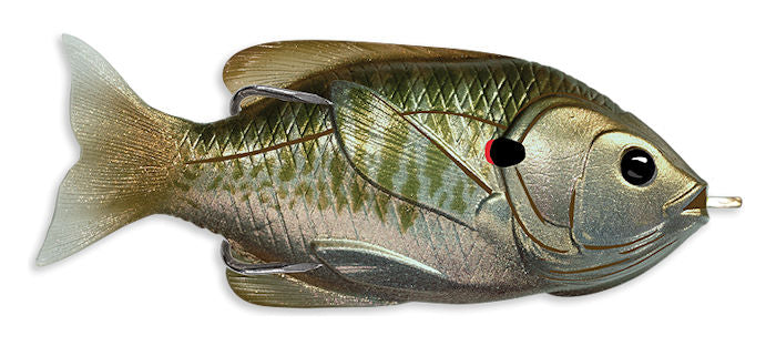 Hollow Body Sunfish_Olive/Metallic Bluegill