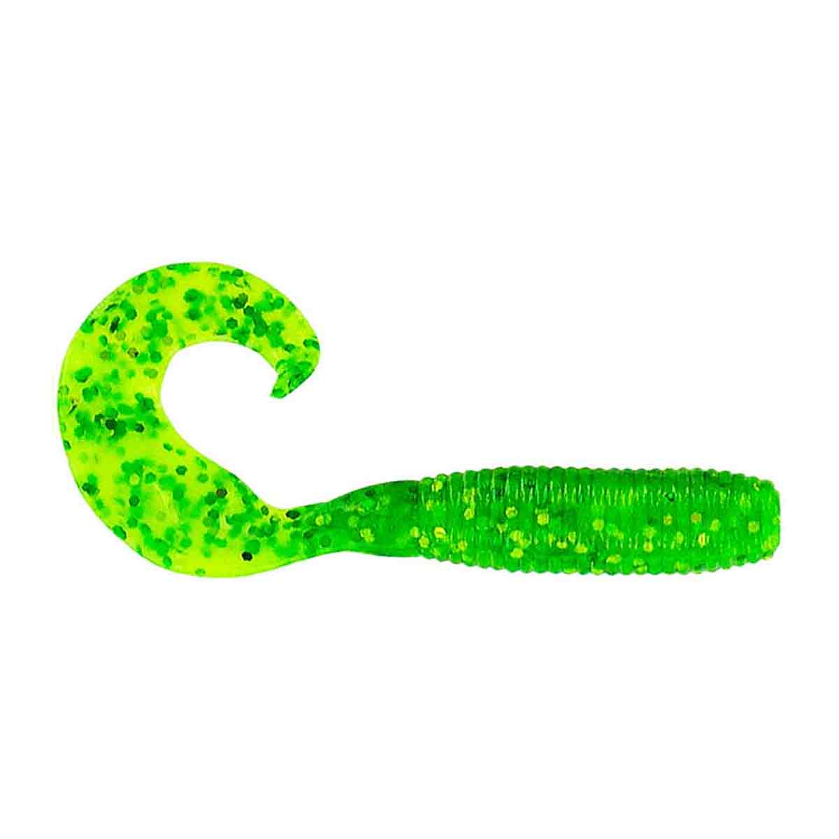 Single Tail Grub_Chartreuse Green