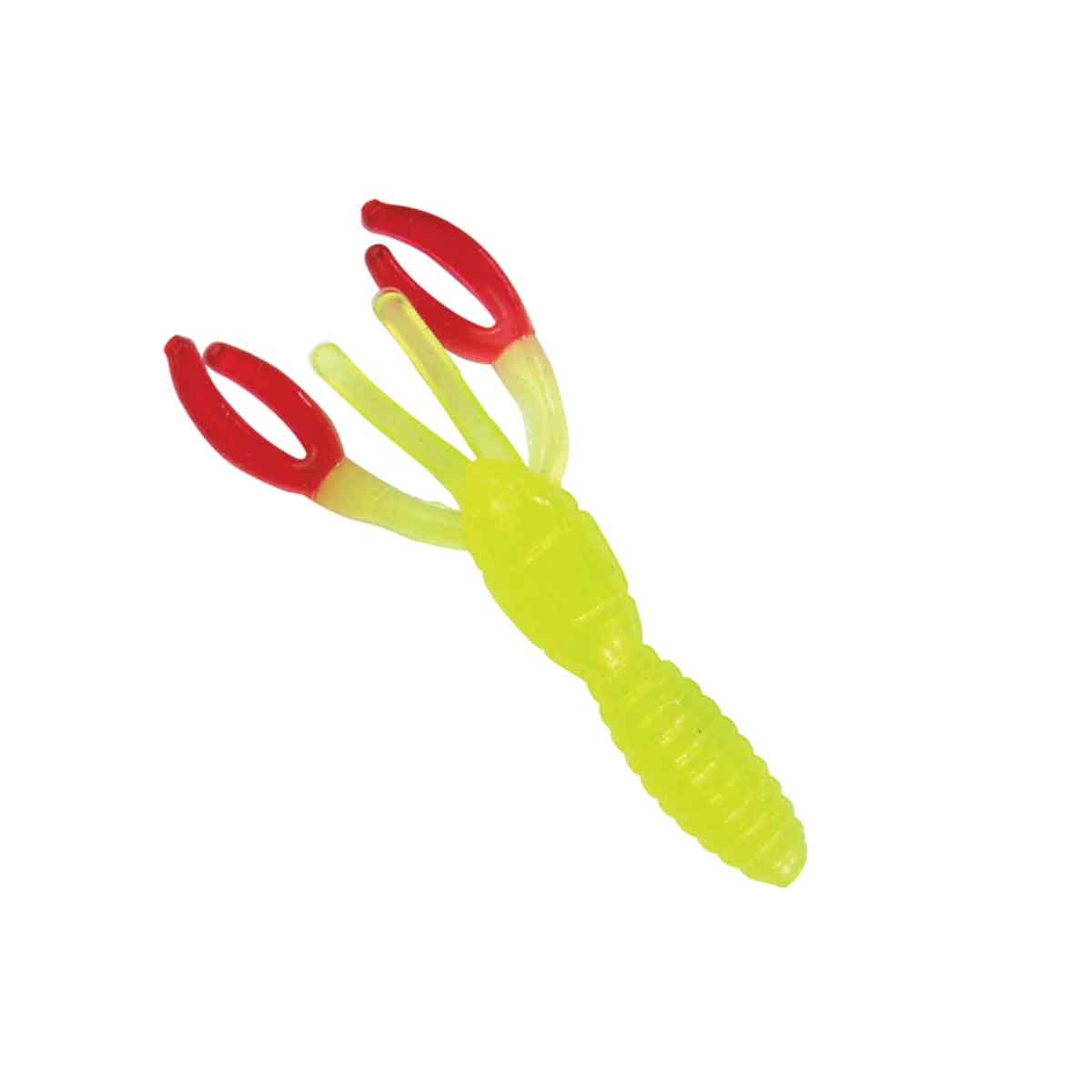 Crappie Craw_Chartreuse Red