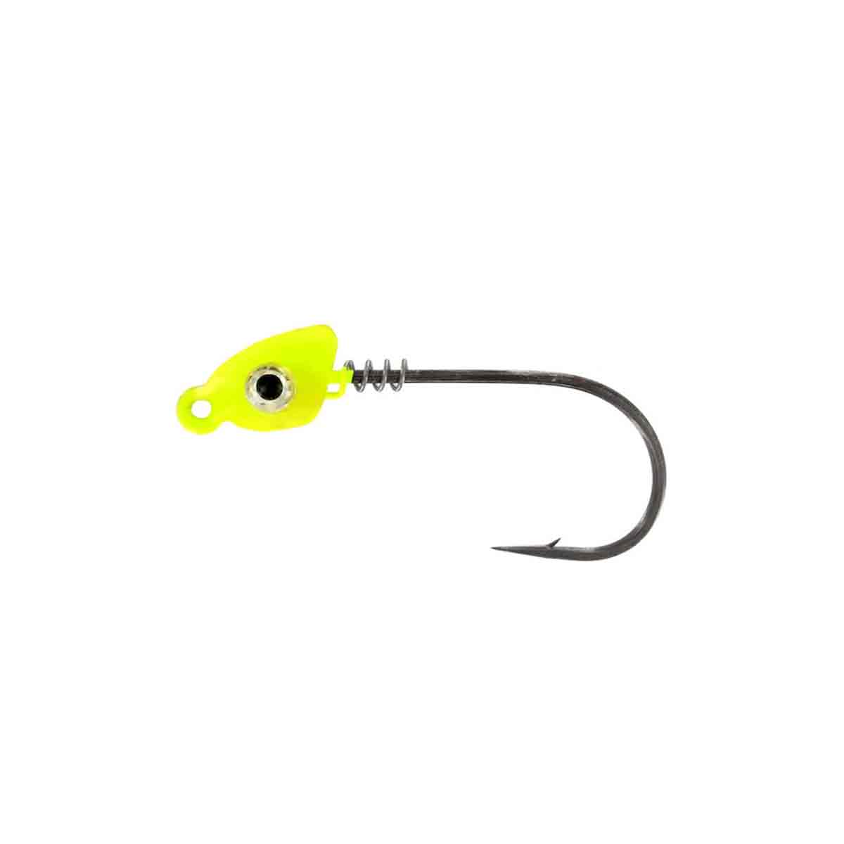 Spring Lock Jig Head_Chartreuse