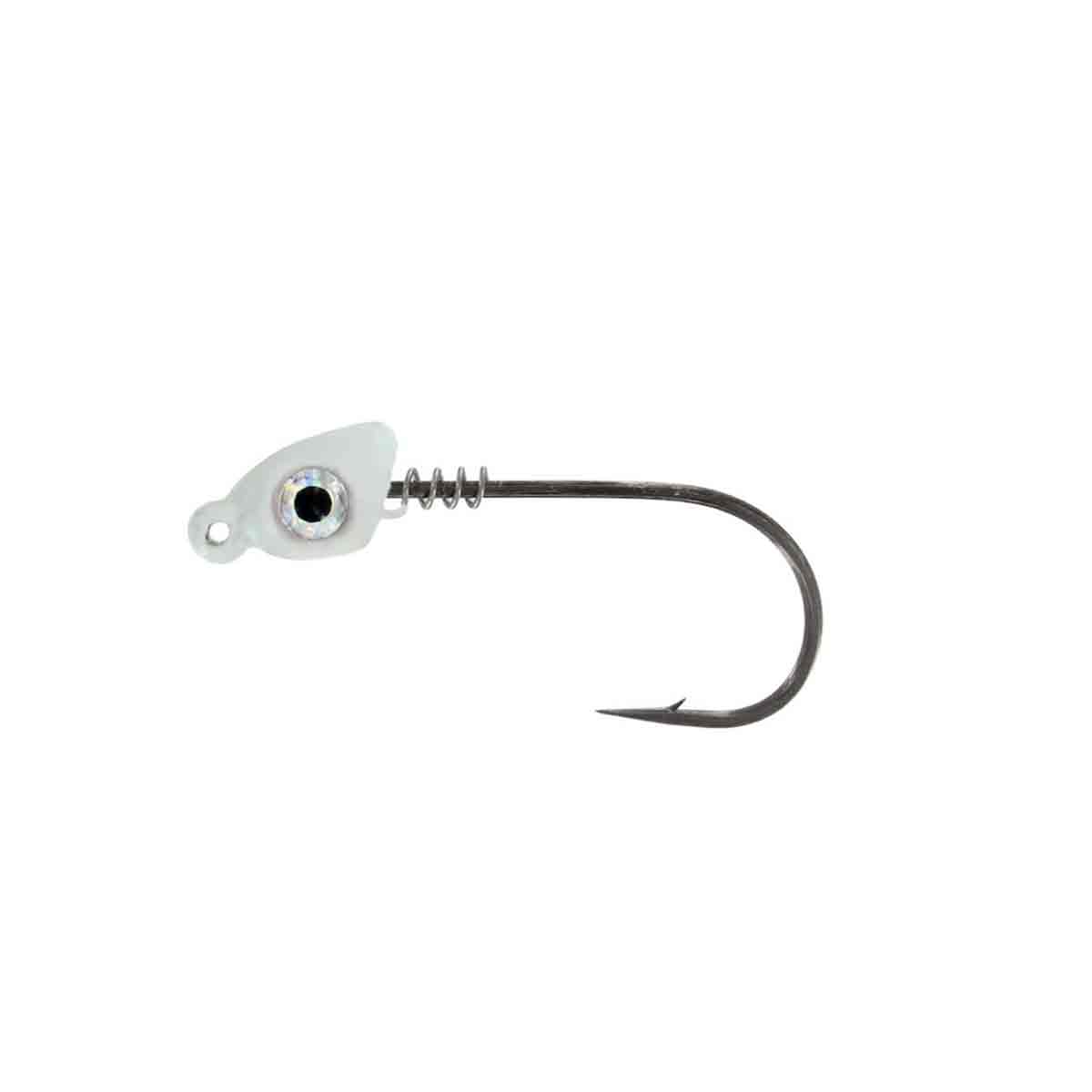 Spring Lock Jig Head_White