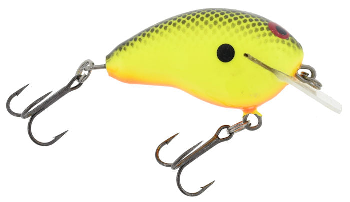 Tiny Hunter Squarebill_Chartreuse Black