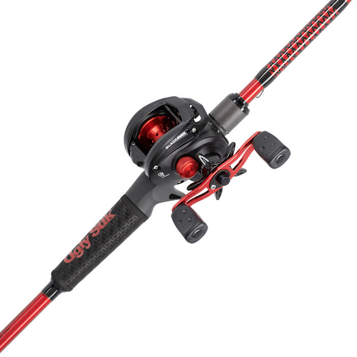 Shakespeare Ugly Stik Carbon Casting Combo – Lightweight Graphite Rod and Reel for Tough Fishing Conditions