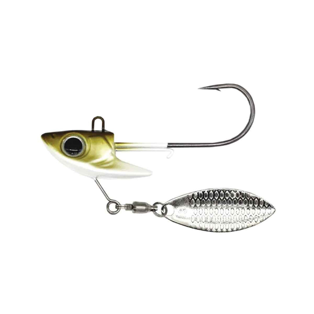 Damiki Underspin – Jighead with Flashing Blade for Suspended Bass and Finesse Swimbaits