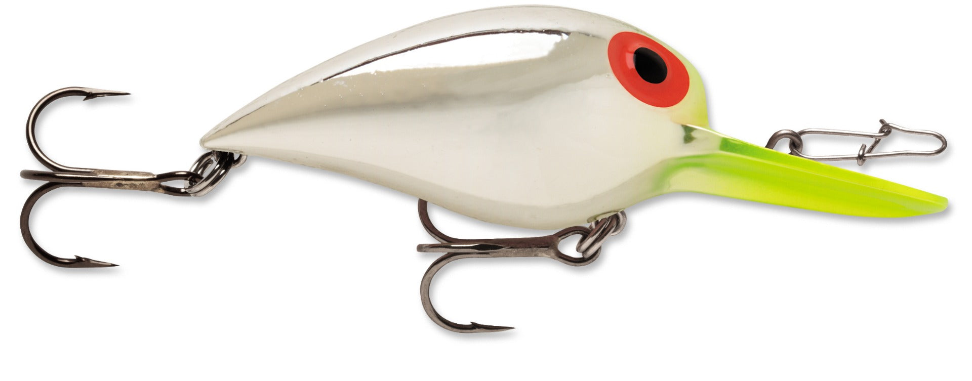 Wiggle Wart_Metallic Silver/Chartreuse Lip