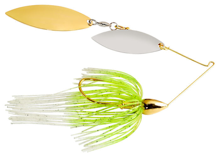 DW Spinnerbait GF_White Chartreuse - Reverse Blades
