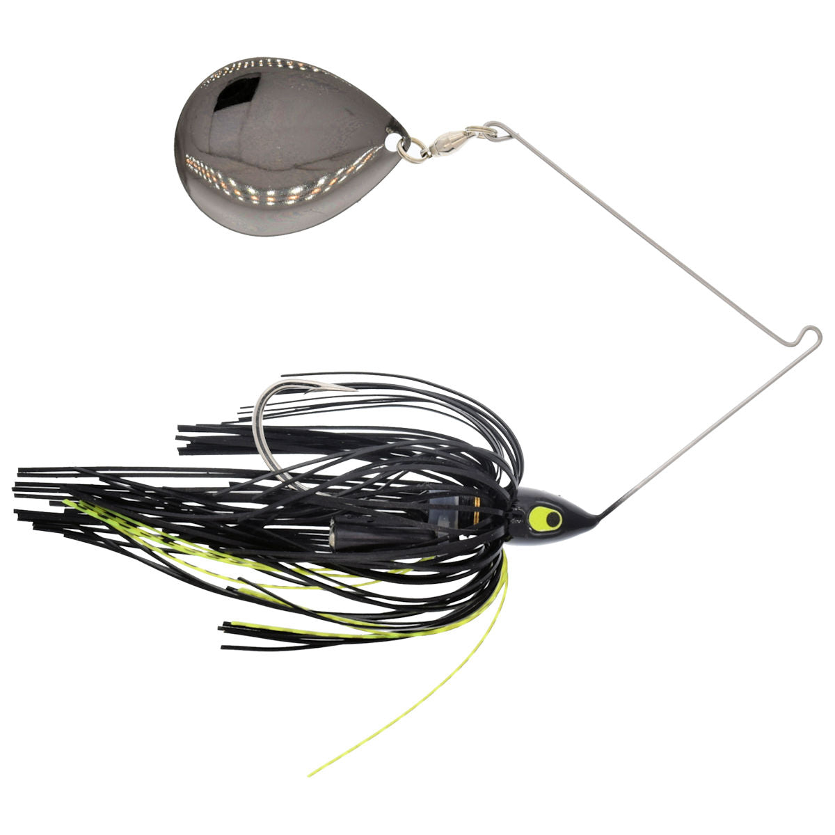 C Night Time Spinnerbait_Black Chartreuse/Black Blade